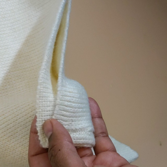 Joe Fresh|NWT White Crew Neck Sweater Acrylic Blend With Some Recycled Materials - Picture 3 of 14